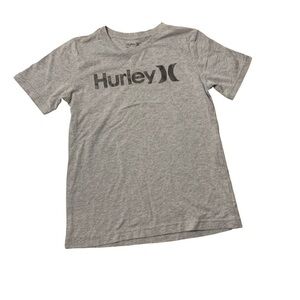 Hurley | Gray Tee Shimmer Logo Boys Size Large